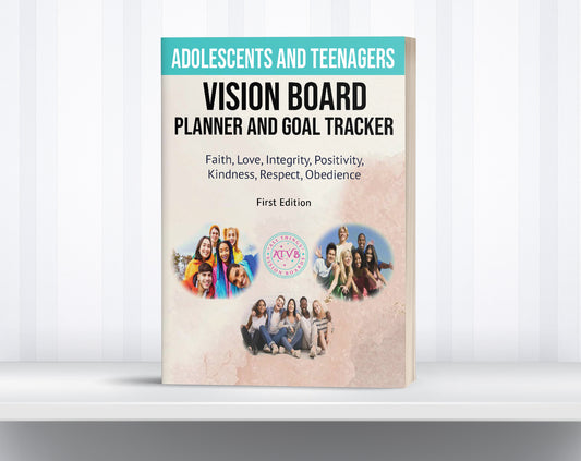 Adolescents and Teenagers Vision Board Planner and Goal Tracker