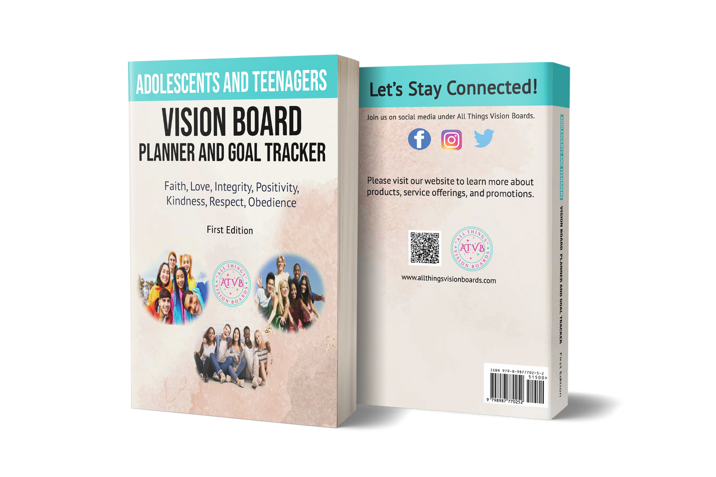 Adolescents and Teenagers Vision Board Planner and Goal Tracker