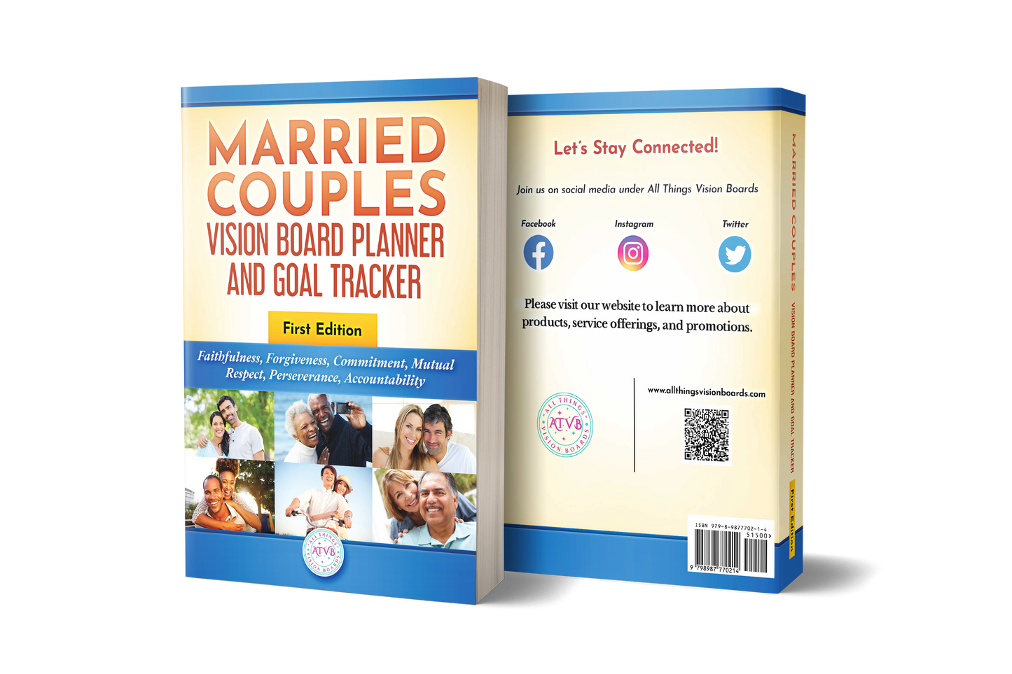 Married Couples Vision Board Planner and Goal Tracker